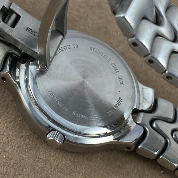Vintage Bulova Brushed Silver Brilliant Blue Dial main image 5